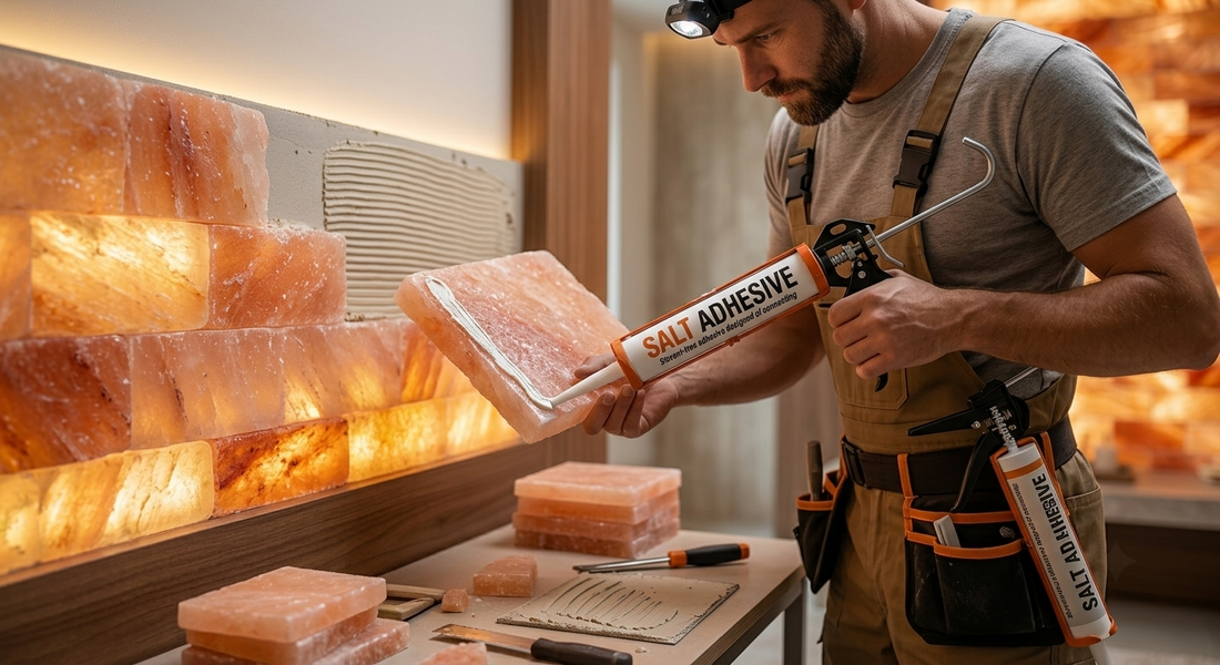 Best Adhesive for Building Himalayan Salt Walls in Spas and Saunas