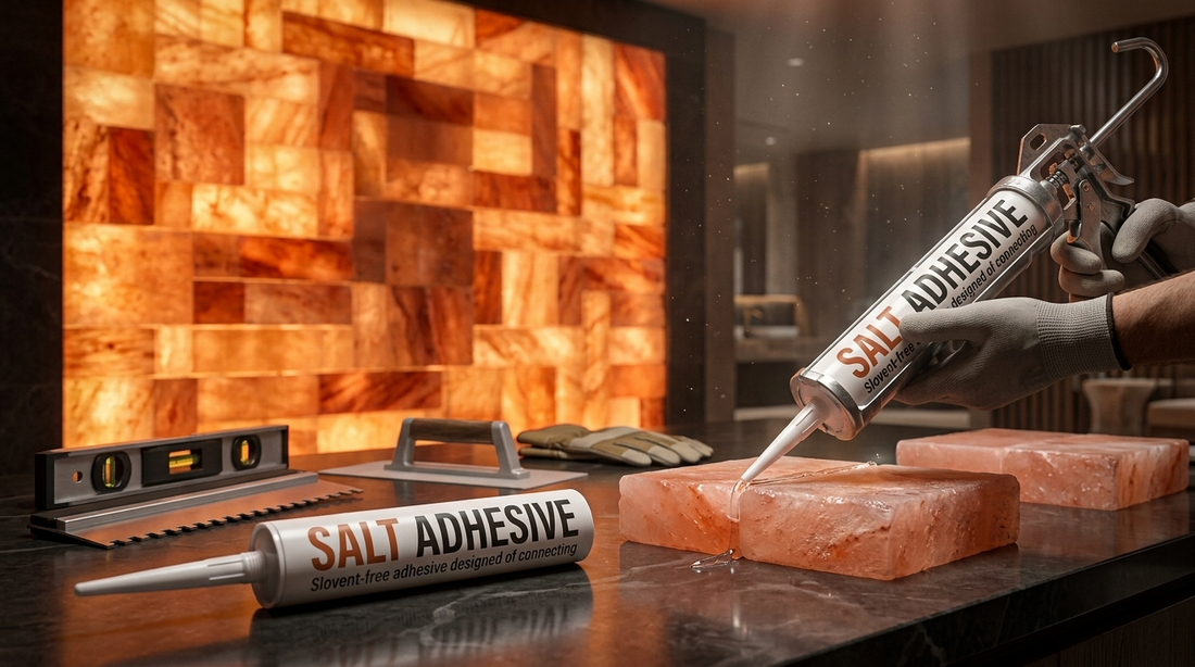 The Best Transparent Adhesive for Himalayan Salt Bricks and Tiles