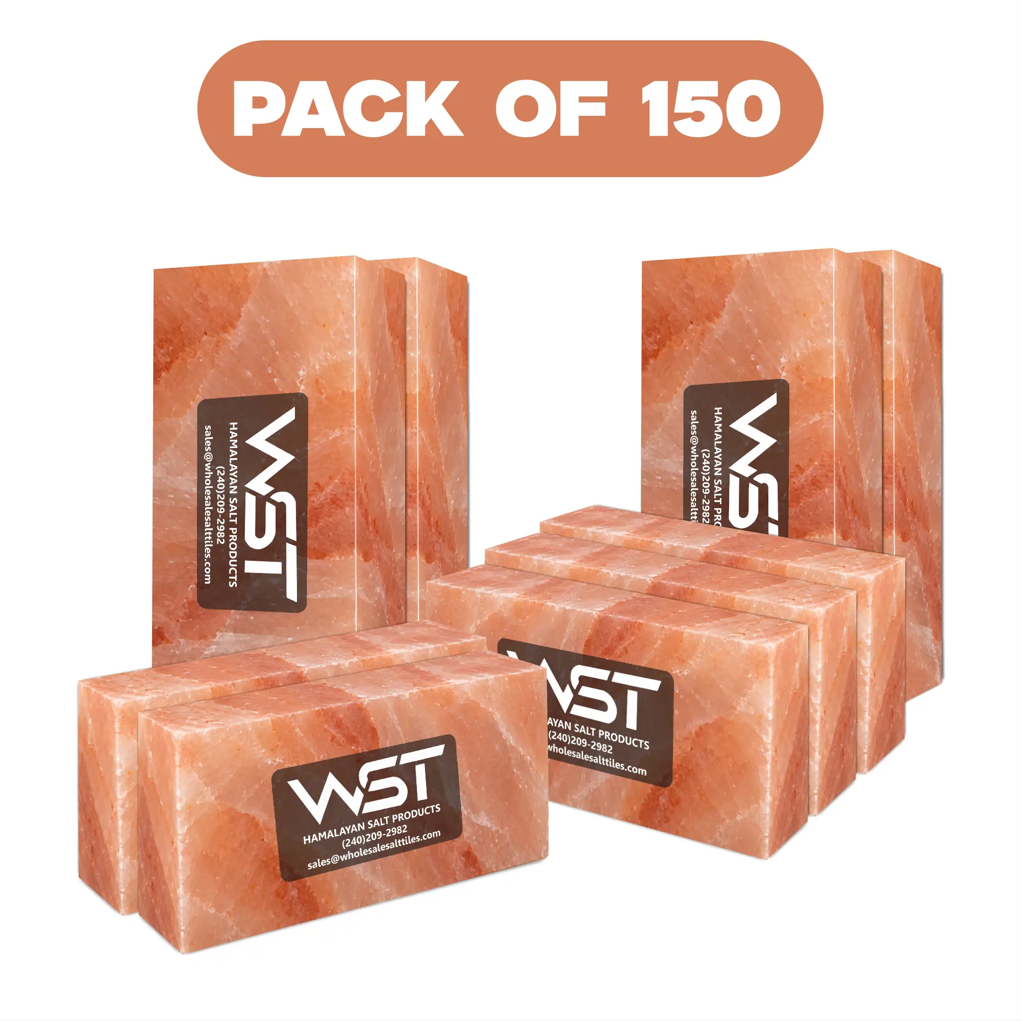 8x4x2 Pure salt bricks pack of 150
