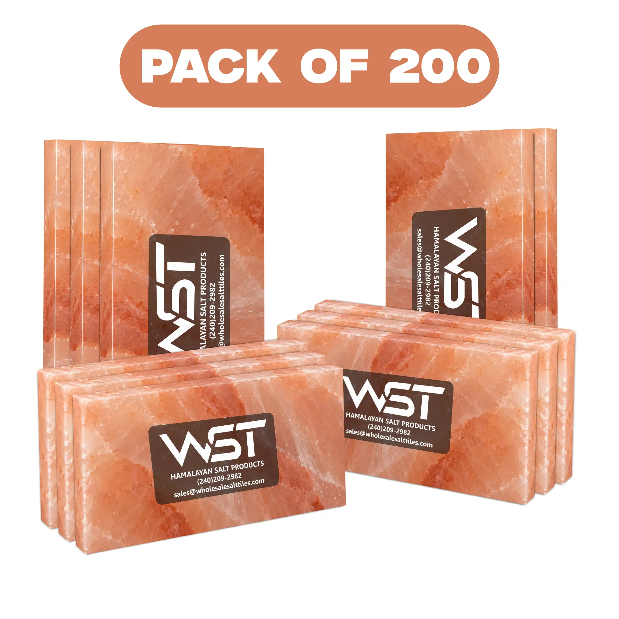 0.75 Himalayan pink salt tiles pack of 200