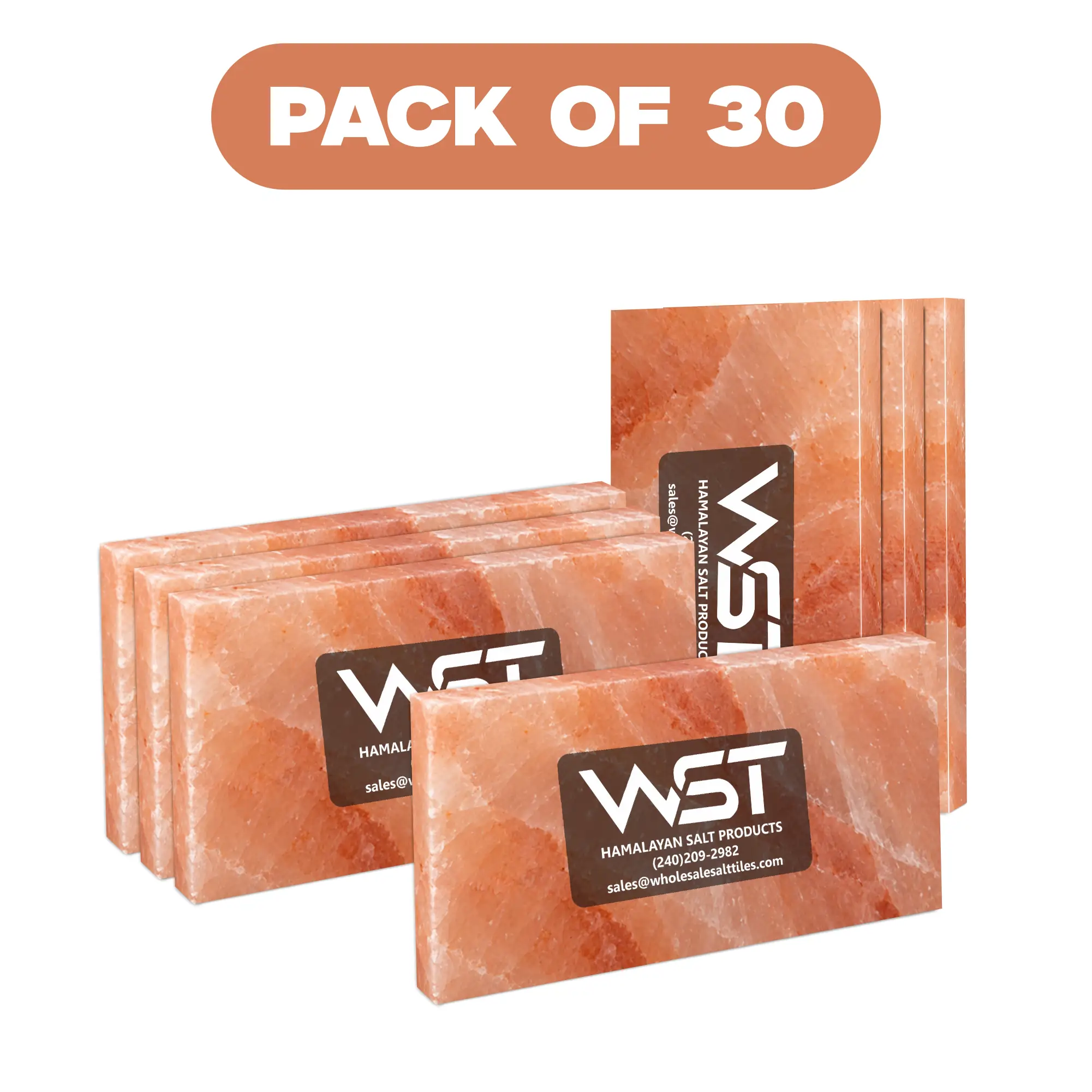 0.75 Himalayan salt tiles pack of 30