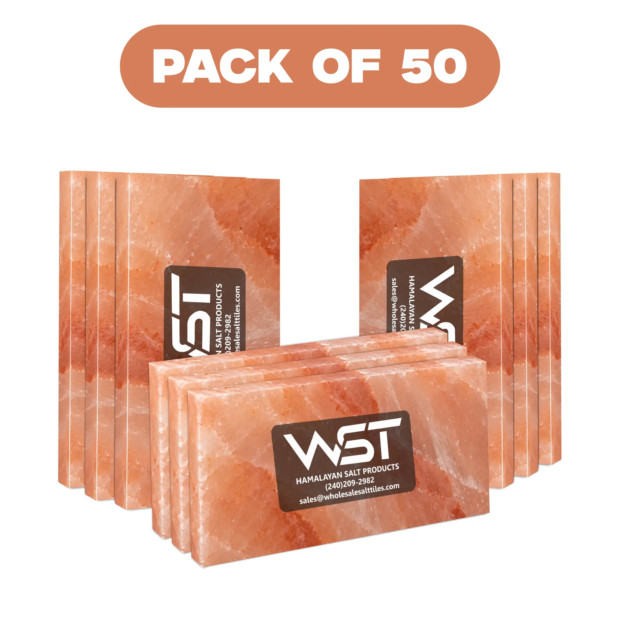 Himalayan Salt Tiles Pack of 50