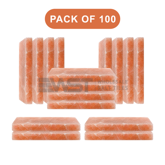 Himalayan Pink Salt Tiles 8x4x1 Pack of 100