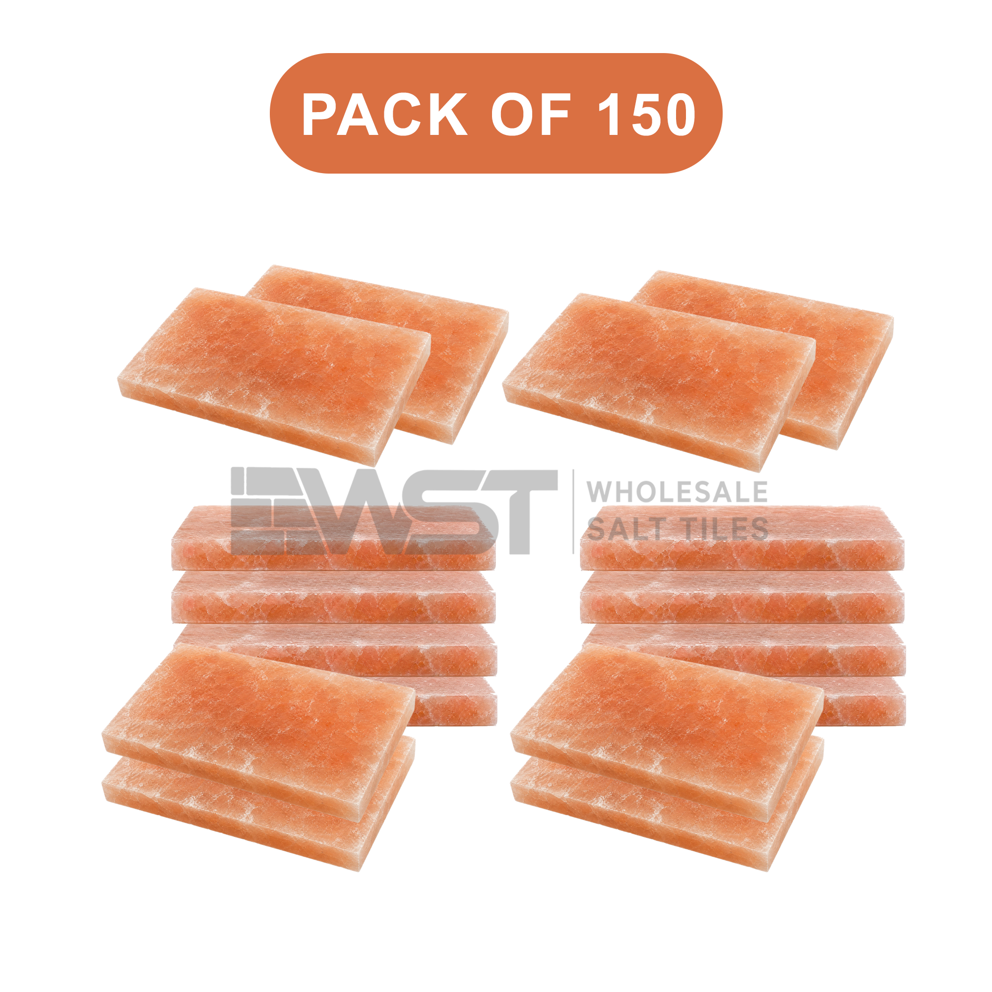 Himalayan Pink Salt Tiles 8x4x1 Pack of 150