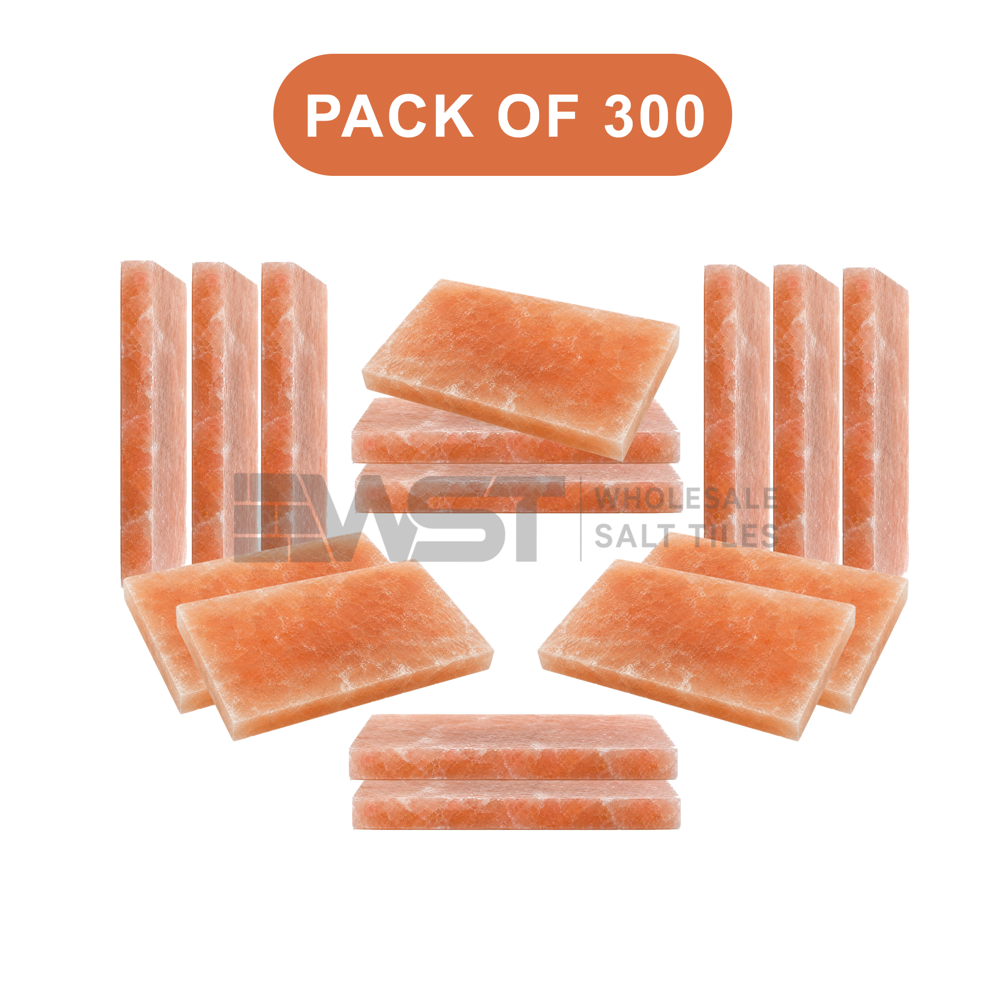 Himalayan Pink Salt Tiles 8x4x1 Pack of 300