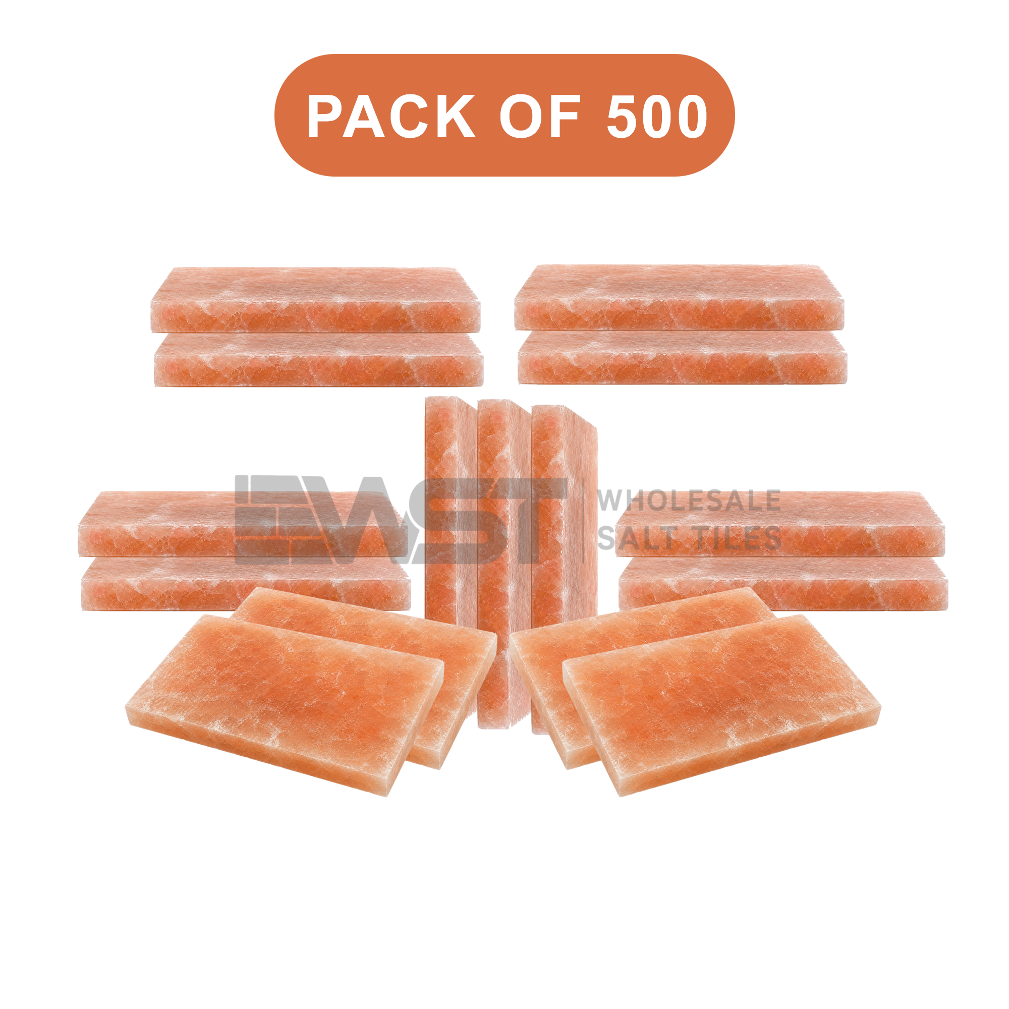 Himalayan Pink Salt Tiles 8x4x1 Pack of 500