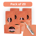Himalayan Pink Salt Bricks 8x4x2  Pack of 20 With Adhesive