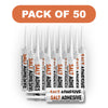 Pack of 50 adhesive